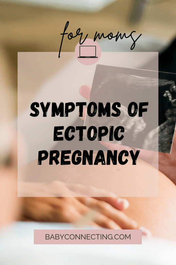 Symptoms of ectopic pregnancy 