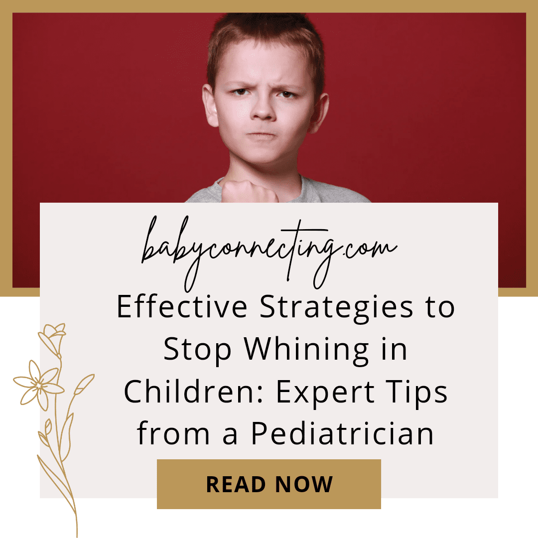 Stop whining in children