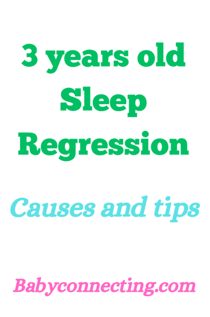3 years old sleep Regression