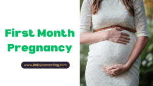 1st Month Pregnancy Diet
