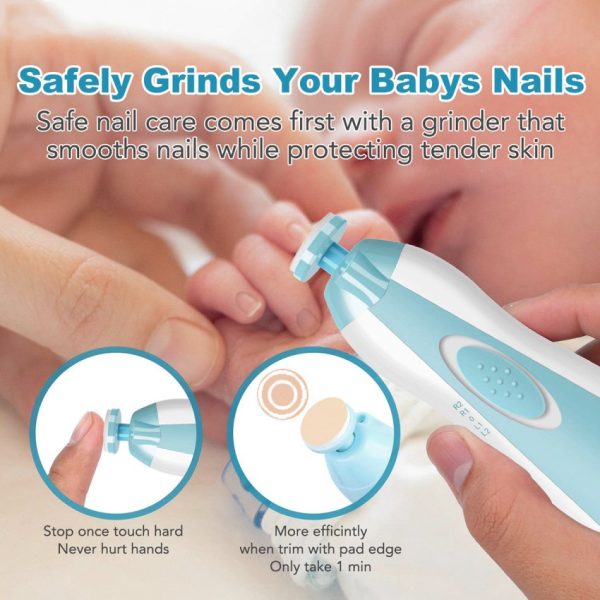 Electric Nail Clipper – Baby Nail Trimmer Clipper Set (random Color) - Image 5