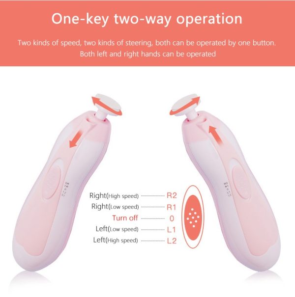 Electric Nail Clipper – Baby Nail Trimmer Clipper Set (random Color) - Image 7