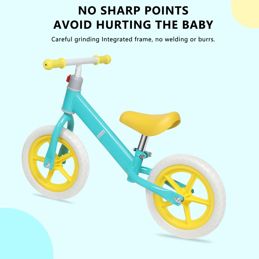 11inch Kids Balance Bike Adjustable Height Carbon Steel & PE Tires for 2-6 Years - Image 4
