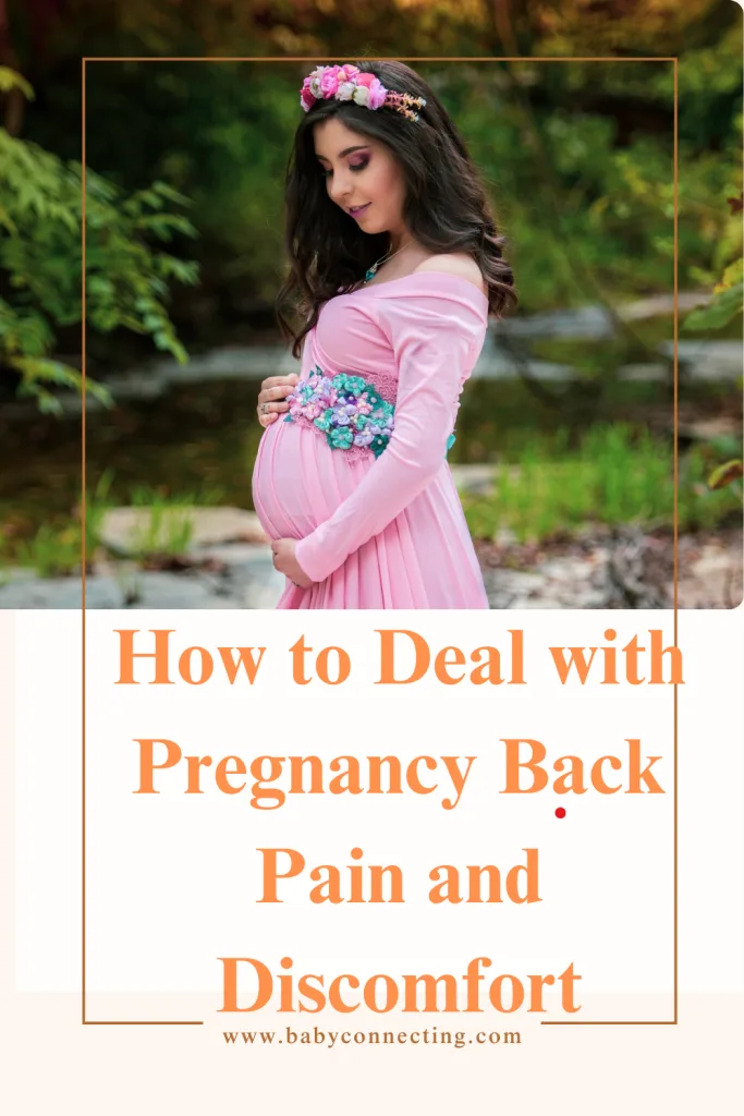 How to Deal with Pregnancy Back Pain and Discomfort