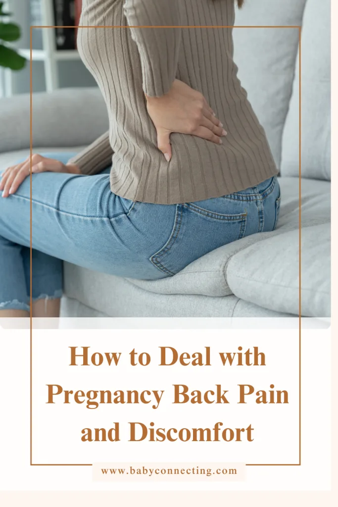 How to Deal with Pregnancy Back Pain and Discomfort